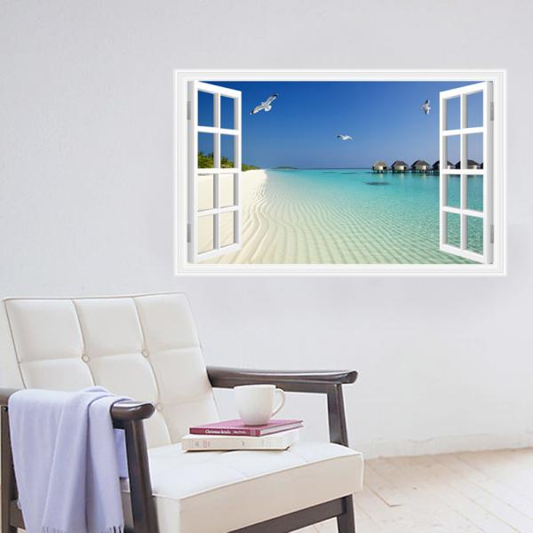 ウォールステッカー 壁紙 壁紙シール ルームデコレーション 壁装飾 トリックアート ３D 立体的 だ...