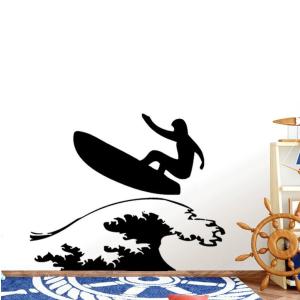 ウォールステッカー 壁紙シール サーフィン サーファー 波 波乗り なみのり 男性 男の子 ステッカー 雑貨 壁 壁紙 シール 子供部屋 リビング 小 Zak 563 プラスナオyahoo 店 通販 Yahoo ショッピング