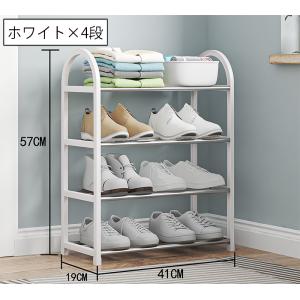 シューズラック 4段 靴置き 組み立て式 下駄...の詳細画像3