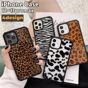 iPhoneケース スマホケース 背面保護 傷防止 汚れ防止 ヒョウ柄
