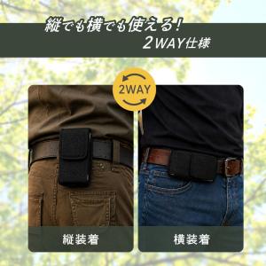 ベルトポーチ スマホポーチ 2WAY ベルトバ...の詳細画像2