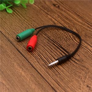 イヤホン分岐ケーブル 3.5mm マイク オー...の詳細画像2