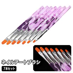 ネイル 高級コリンスキー製アクリル用ブラシ6サイズセット 筆 アクリル
