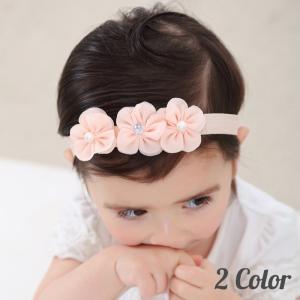ヘアバンド ヘアアクセサリー ベビー 子供用 キッズ 赤ちゃん ヘッドバンド お花 フェイクパール ピンク 白 ヘアーバンド カラバリ豊富 記念撮影 Zak プラスナオyahoo 店 通販 Yahoo ショッピング
