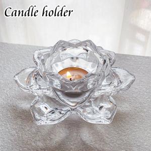 plusnao（プラスナオ） キャンドルホルダー ガラスキャンドルホルダー