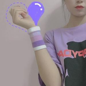 リストバンド 2個セット レディース 女性 ガ...の詳細画像3