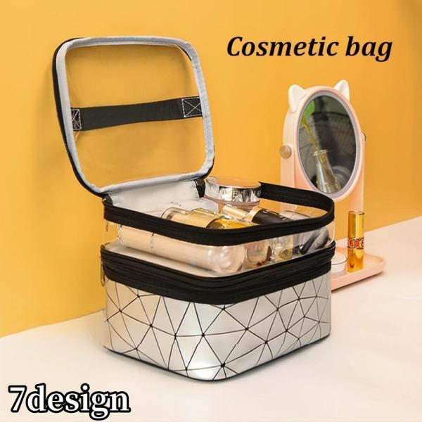 化粧ポーチ コスメバッグ メイクポーチ コスメポーチ 小物入れ 大容量 仕切り 旅行ポーチ レディー...