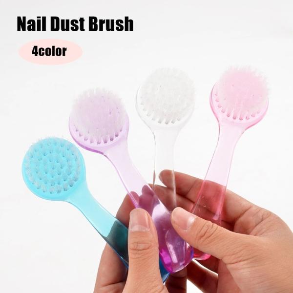 ネイルダストブラシ 爪ケアブラシ ネイルケア用品 ネイルケアグッズ パウダー除去 洗浄 ブラッシング...