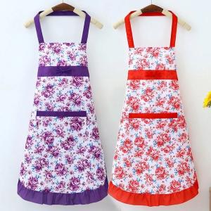 エプロン 前掛け レディース 女の子 腰ひも ...の詳細画像4