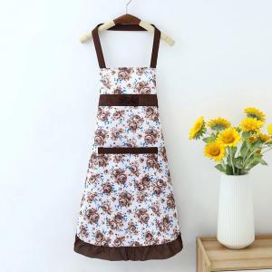 エプロン 前掛け レディース 女の子 腰ひも ...の詳細画像5