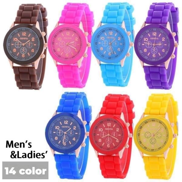 腕時計 リストウォッチ 男女兼用 レディース メンズ アナログ ラウンド 丸型 カジュアル ビビット...