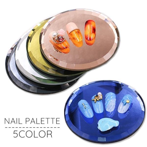 ネイルパレット ミラーパレット ミラープレート ネイルアート用品 ディスプレイプレート ネイルツール...
