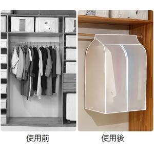 ハンガーラックカバー コートハンガー 衣類カバ...の詳細画像4