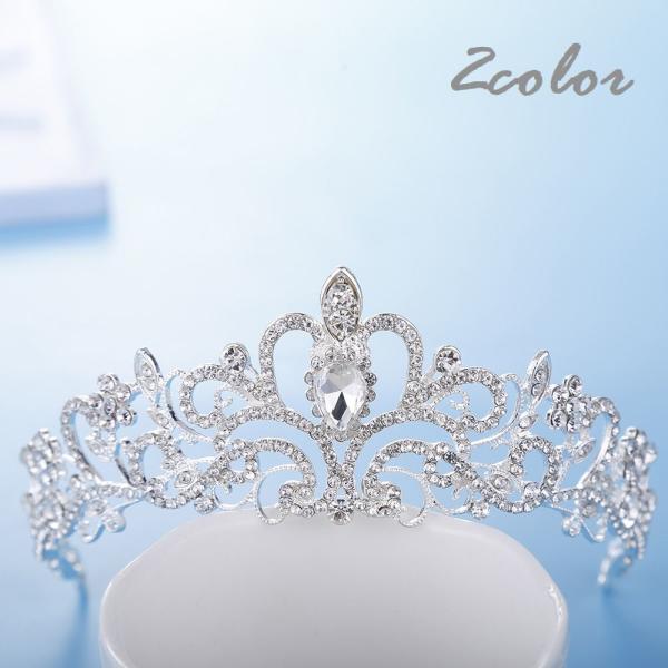 ティアラ ウエディング コスプレ 髪飾り 花嫁 結婚式 ヘッドドレス ブライダル パーティー 二次会...