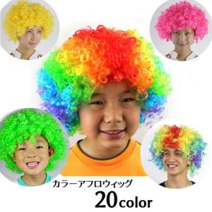 カラーアフロウィッグ カツラ かつら レディース