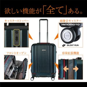 スーツケース ストッパー付き フロントオープン...の詳細画像3