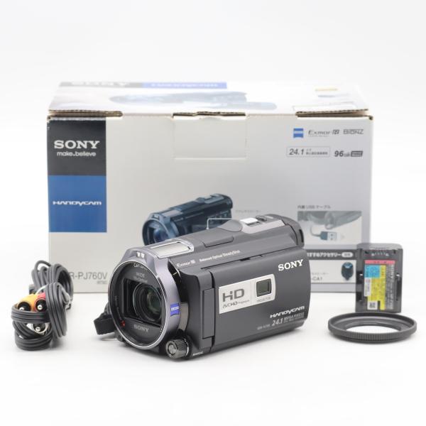 ソニー SONY HDビデオカメラ Handycam PJ760V ブラック