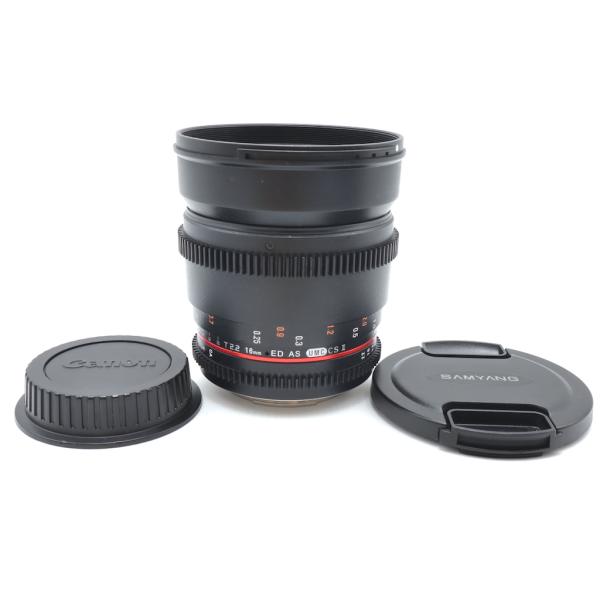 サムヤン SAMYANG 16mm T2.2 VDSLR ED AS UMC CS II キヤノンE...