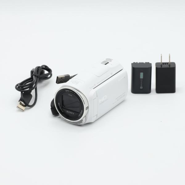 ソニー SONY HDビデオカメラ Handycam HDR-CX670 ホワイト 光学30倍 HD...