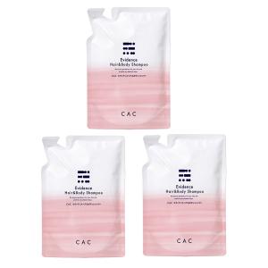 CAC化粧品 エヴィデンス ヘア＆ボディシャンプー レフィル400ml ×３袋セット