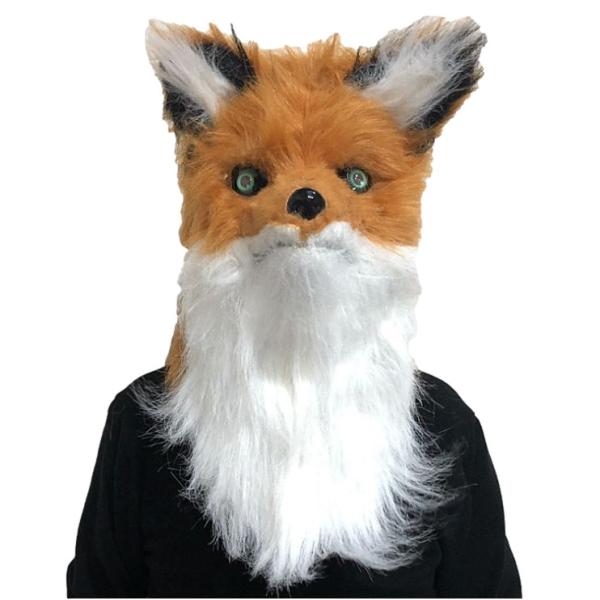 アニマルマスク かぶりもの キツネ オオカミ マスク 仮面 動物 お面 コスプレ 仮装 ハロウィーン...