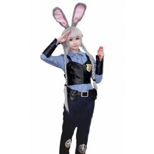 ジュディ・ホップス 風 コスチューム コスプレ衣装 7点セット サイズ S〜XL