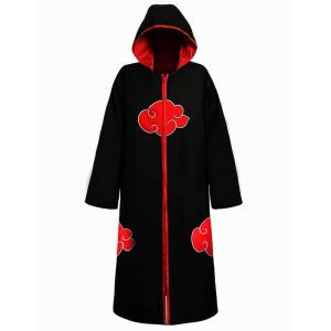 ナルト 風 うちはイタチ マント フード付き コスチューム コスプレ衣装 サイズ S〜XXL