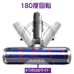 【フィルター付き限定SALE】ダイソン LEDヘッド Dyson V6　DCシリーズ専用 モーターヘッド 、交換部品 アクセサリー ソフトローラークリーンヘッド