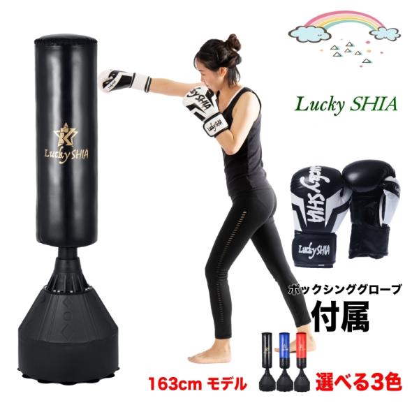 サンドバッグ 自宅 スタンド 自立 パンチングバッグ ボクササイズ 格闘技 運動 トレーニング 家ト...