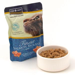 フィッシュ４キャット　サーモンムース　100g　[トッピング向]