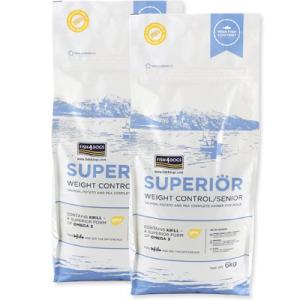 フィッシュ４ドッグ  スーペリア ウェイトコントロール　12kg（6kg×2）　