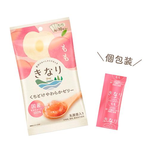 きなり　くちどけやわらかゼリー　もも　5g×10本入り（全犬種用）