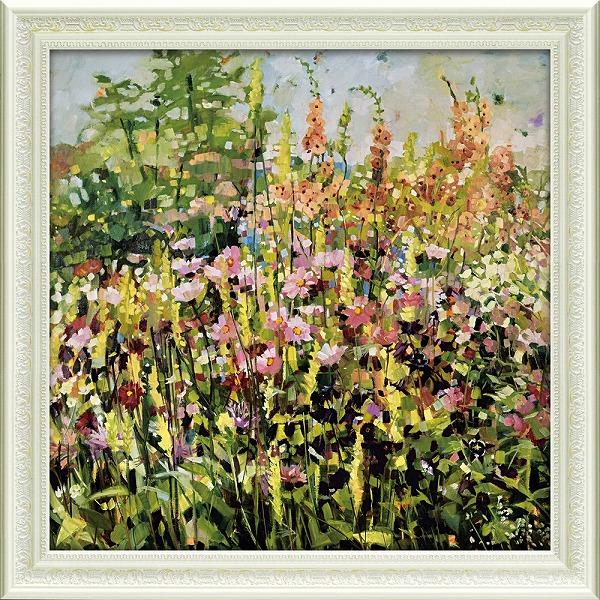 絵画　インテリア　おしゃれ　アートフレーム　アウトレット　アン・マリー・バトリン「スプリングコスモス...