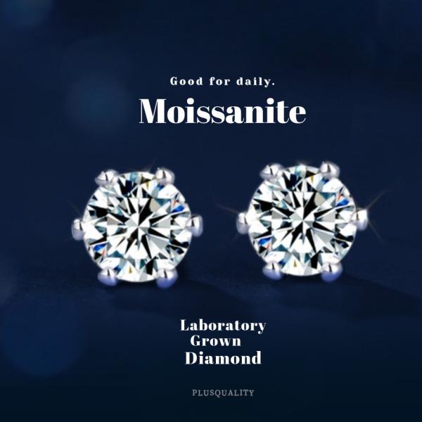 ピアス モアサナイト ダイヤ シルバー925 アレルギー対応 レディース 0.5ct モアサナイトピ...