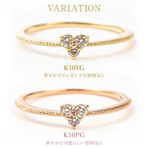 ピンキーリング 指輪 レディース k10 10...の詳細画像4