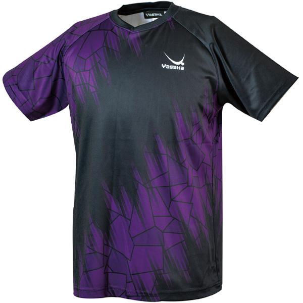 ヤサカ エネオーラユニフォーム パープル L 卓球ウェア