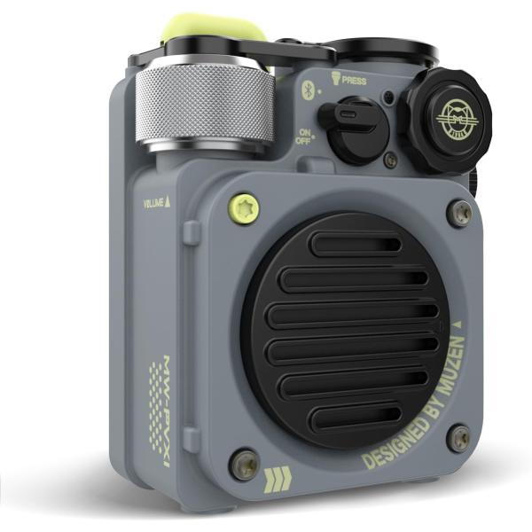 ミューゼン ワイルド ミニ Wild Mini 第2世代 メタルグレー Bluetoothスピーカー...