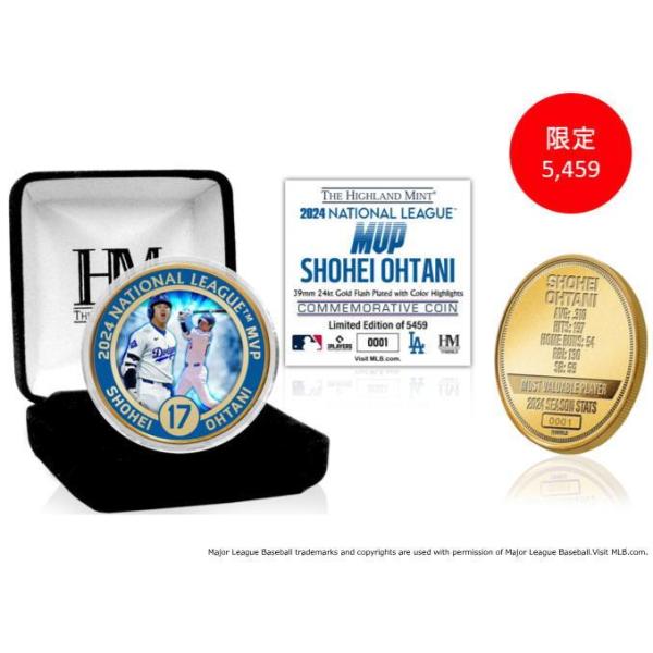 ドジャース 大谷 翔平 2024 NL MVP 受賞記念 ゴールドコイン