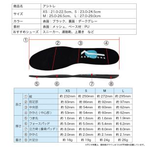BMZ インソール アシトレ ブラック 中敷き...の詳細画像1