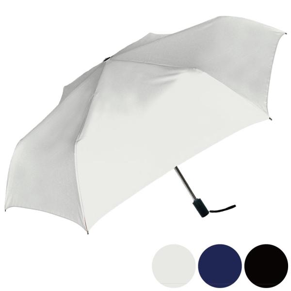 日傘 折畳 UV58cm 自動開閉 825-020 晴雨兼用 UPF50 軽量 完全遮光 ブラックコ...