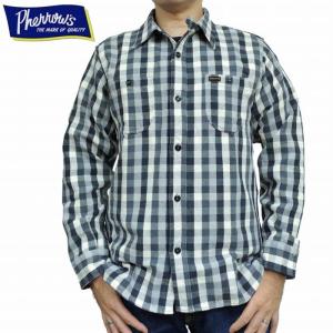 Pherrow's（フェローズ） 長袖 シャンブレー ワーク シャツ L S 720ws