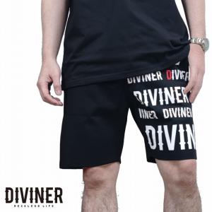 ショートパンツ 左サイドプリント Halfway shorts 64185 DIVINER ディバイナー DIVINERJAPAN 裏地はサラッとした生地感です。 ジム着にもおすすめ｜plustokageya