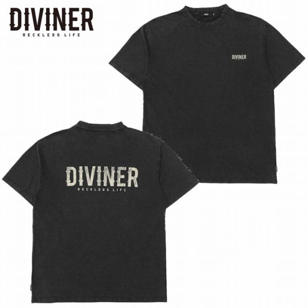 半袖Tシャツ ムラ感のある抜染ボディにブランドロゴを配置 Generate Underworld T...