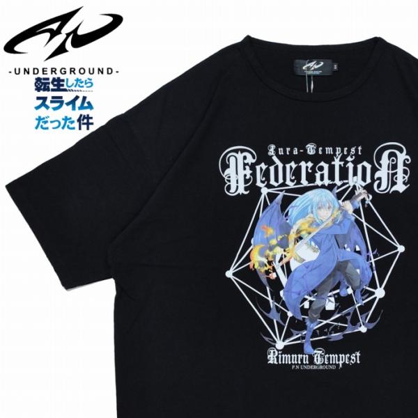 半袖Tシャツ ミリムル=テンペスト 魔粘性精神体 ダメージ ワイドシルェット 716605-w UN...