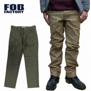 ベイカーパンツ ミリタリー ファティーグパンツ ワーク f0431-1 FOB FACTORY F.O.Bファクトリー 日本製 岡山 ミリタリー アメカジ｜plustokageya