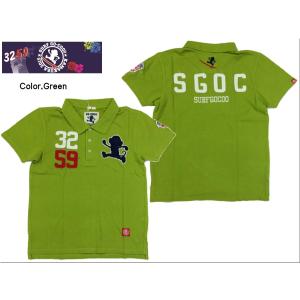 半袖ポロシャツ 3259柄 gp-591001 GO-COO サーフ ゴクー 和柄