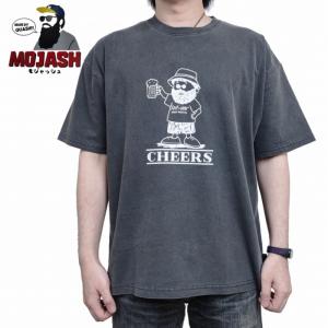 半袖Tシャツ ピグメント ヒゲおじ cheers 乾杯 q24-147-a MOJASH モジャッシュ Quash クワッシュ ストリート カジュアル ユニセックス レターパック対応｜plustokageya