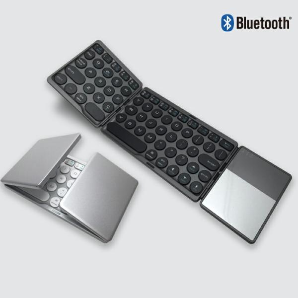 Bluetooth ワイヤレスキーボード タッチパッド Windows Android iOS iP...