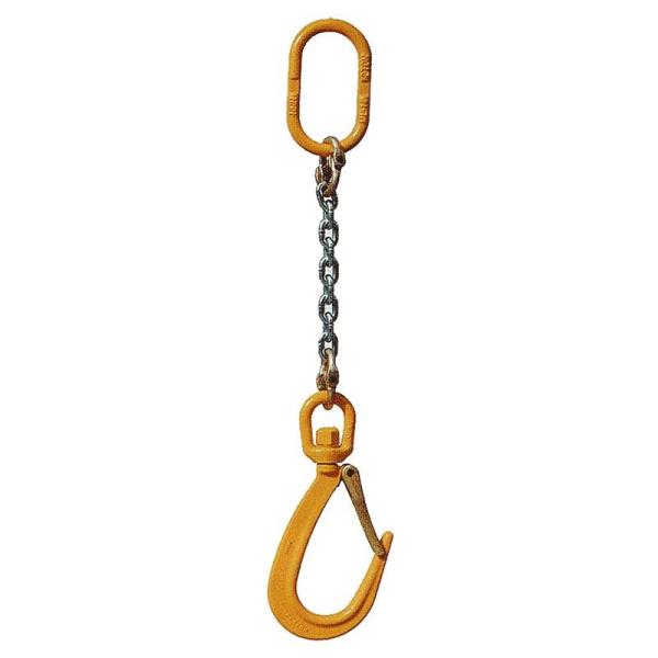 スイベル 機能付き チェーンフック CYF1.5 使用荷重 1.5トン 有効長663mm フック ス...