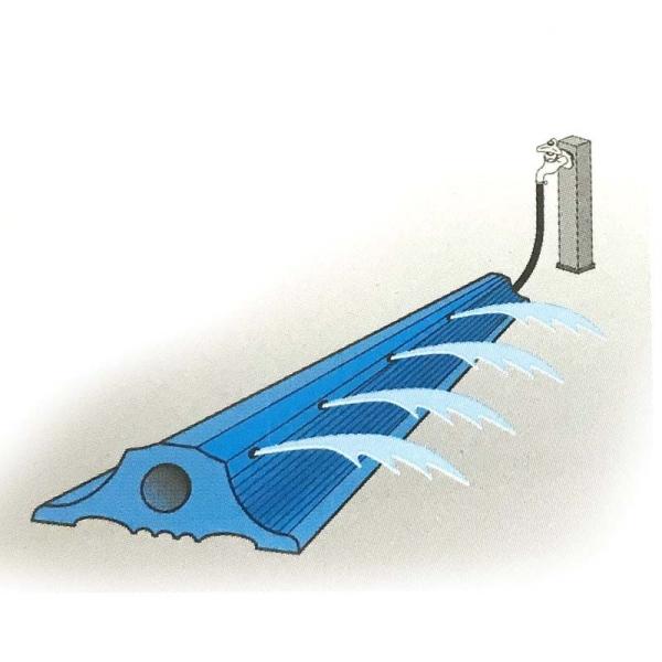 2本入り 融雪 散水 ガード ホース 10m 両面穴 ホース継手・ストップキャップ付き 日之出化成 ...